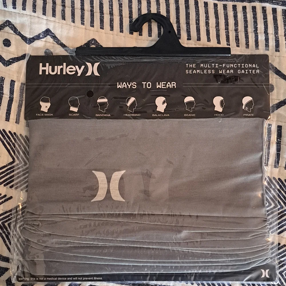 Hurley Gray Multi-Use Gaiter